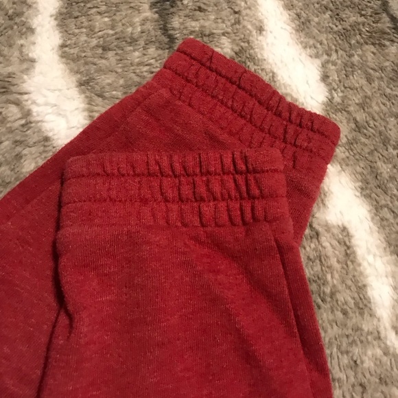 Red fleece lined joggers - Picture 5 of 7